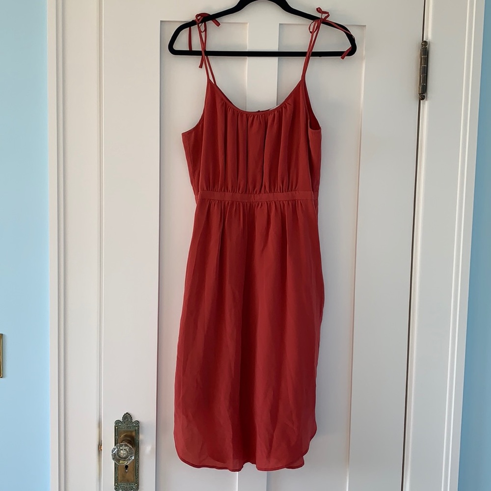 Madewell Silk Skyway Cami Dress